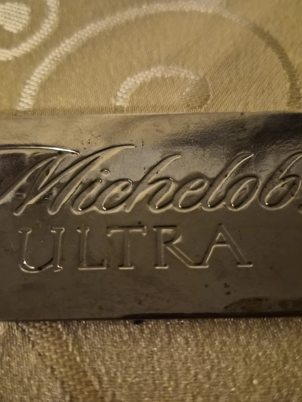 Michelob Ultra Embossed Metal Bottle Opener - Silver Tone